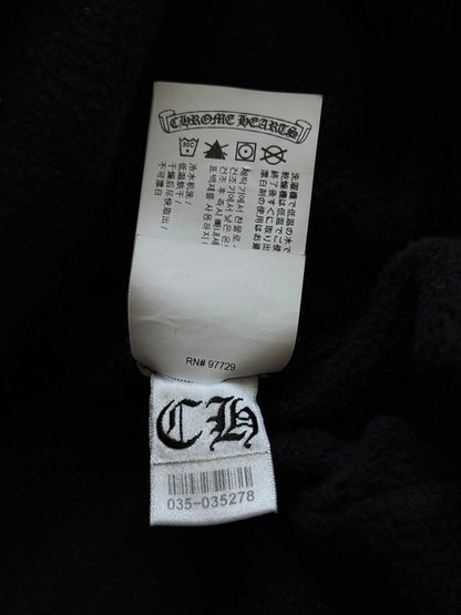 Chrome Hearts Black & White Embroidered Slo Ride Sweatpants