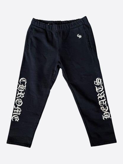 Chrome Hearts Black & White Embroidered Slo Ride Sweatpants