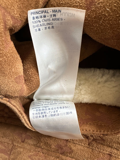 Louis Vuitton Brown Monogram Shearling Jacket