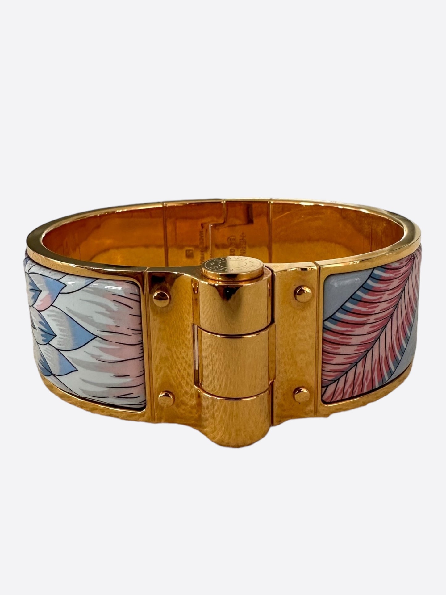 Hermes Gold Savana Hinge Bracelet