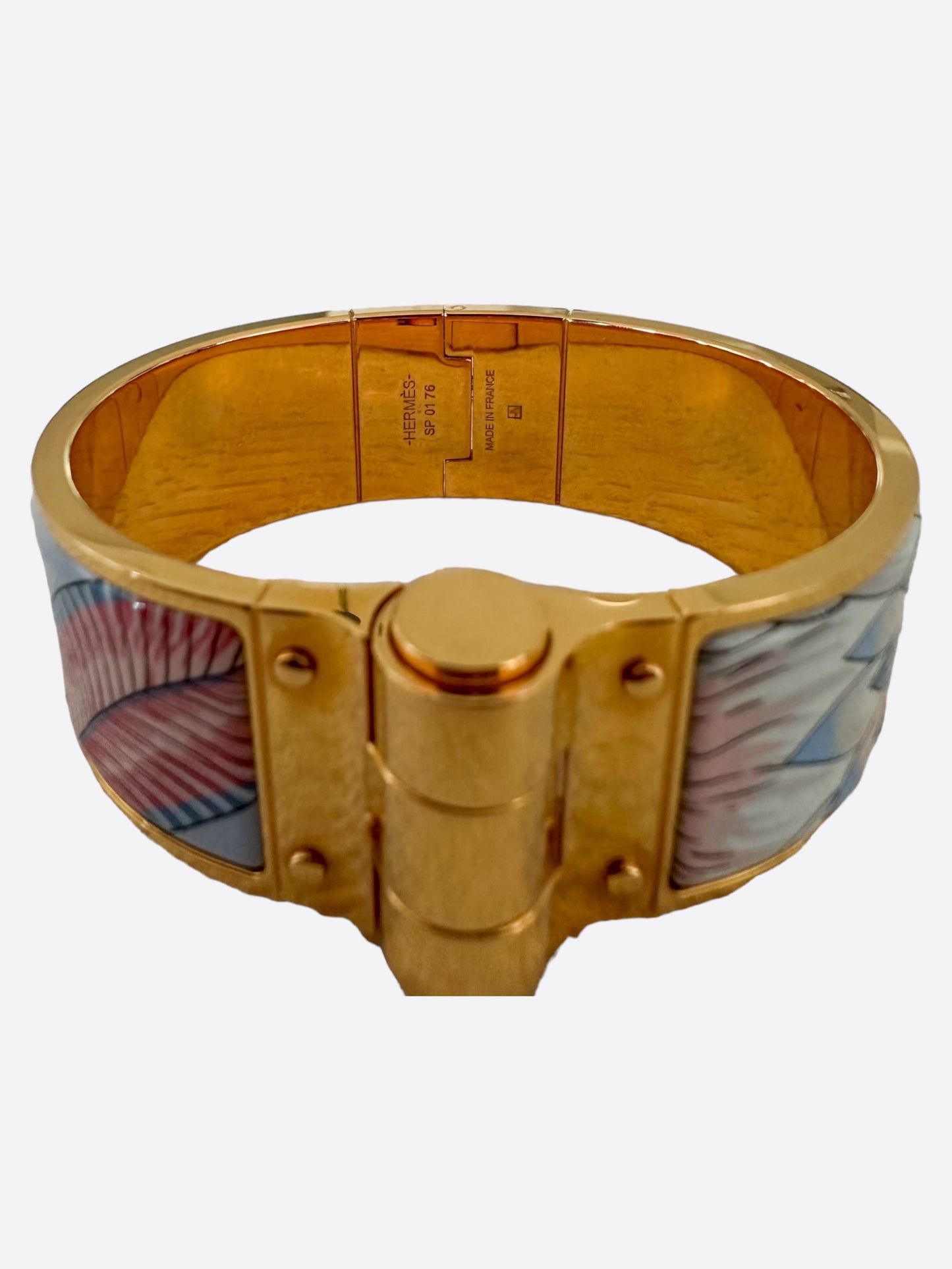 Hermes Gold Savana Hinge Bracelet