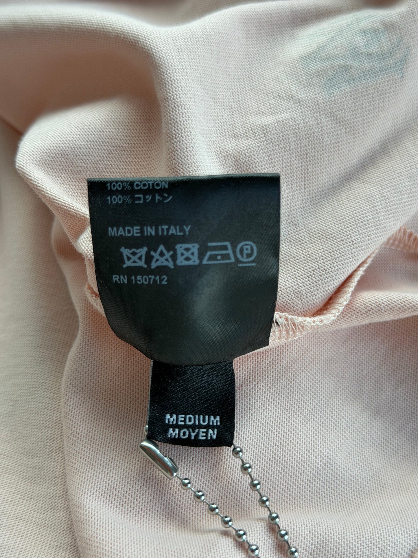 Amiri Pink & Black Core Logo T-Shirt