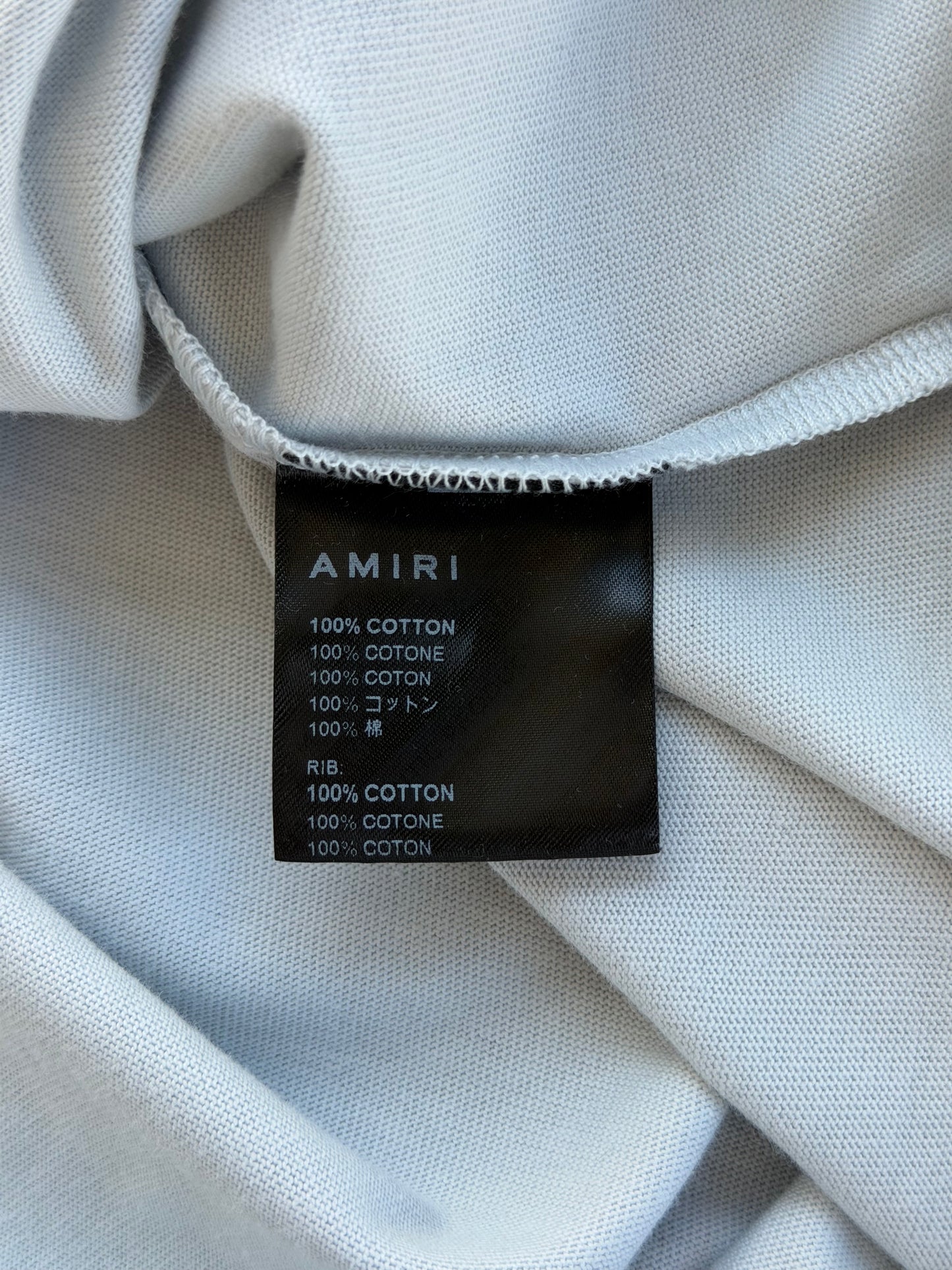 Amiri Light Blue & Blue MA Core Logo T-Shirt