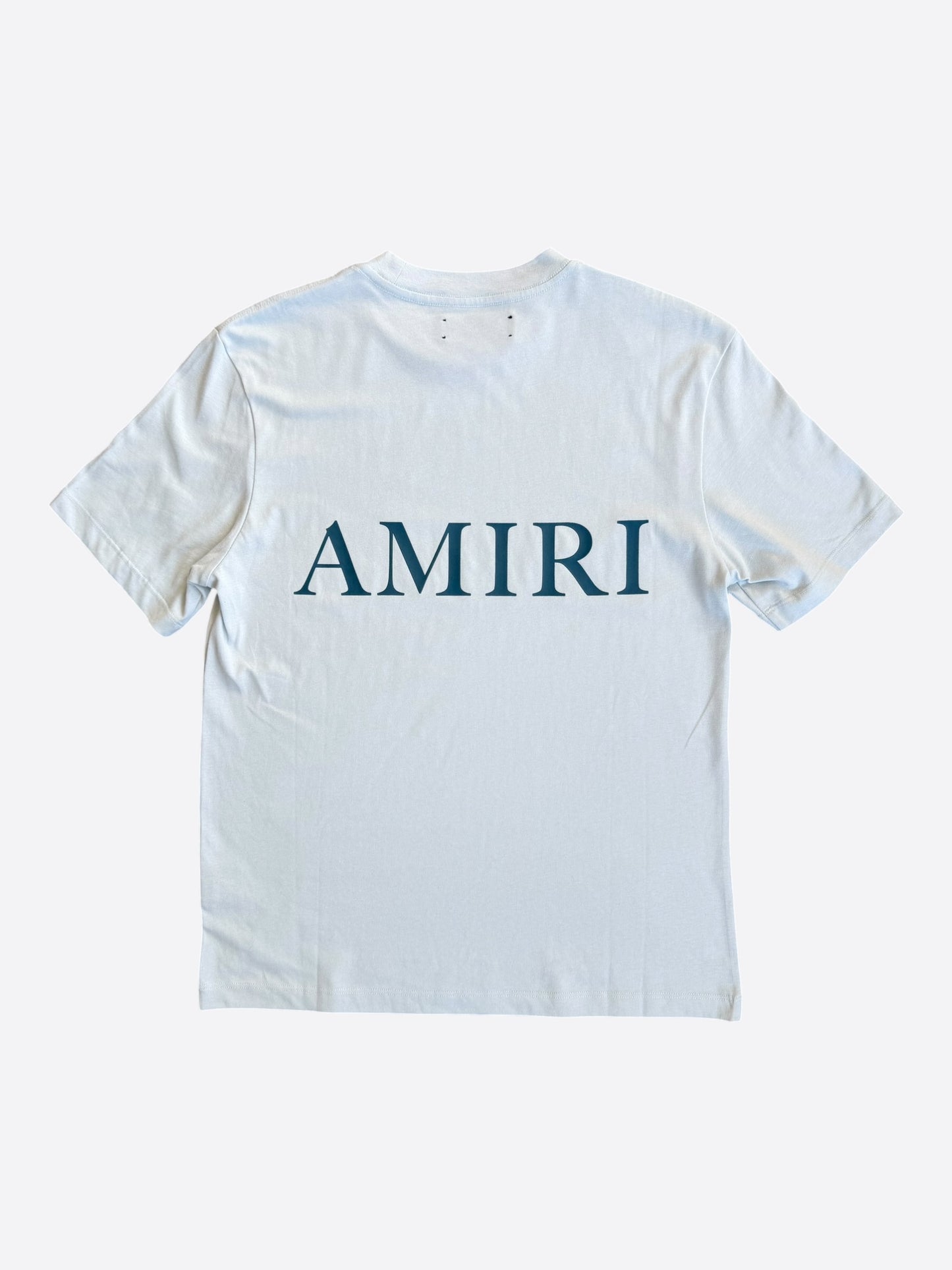 Amiri Light Blue & Blue MA Core Logo T-Shirt