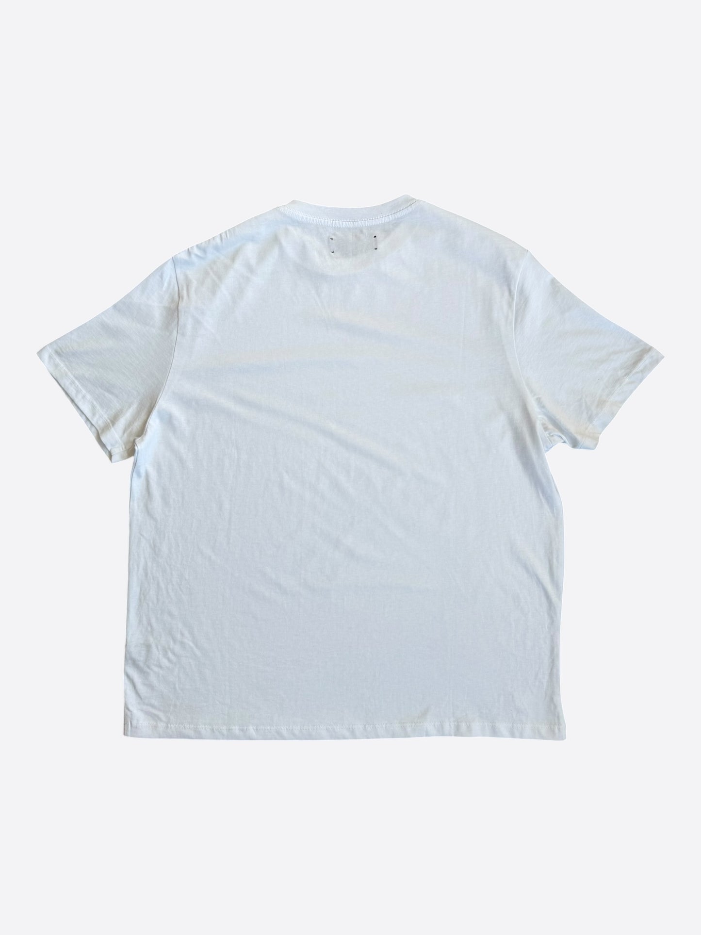 Amiri White Mini MA Logo Embroidered T-Shirt