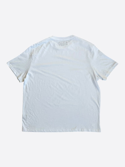 Amiri White Mini MA Logo Embroidered T-Shirt