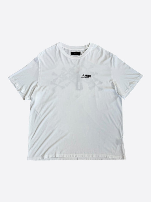 Amiri White & Black Los Angeles Exclusive Bones T-Shirt