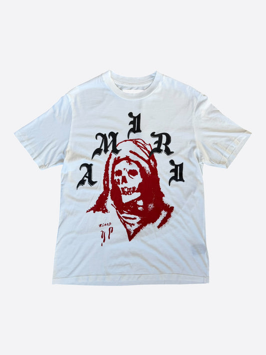 Amiri Wes Lang White & Red Solar Kings T-Shirt