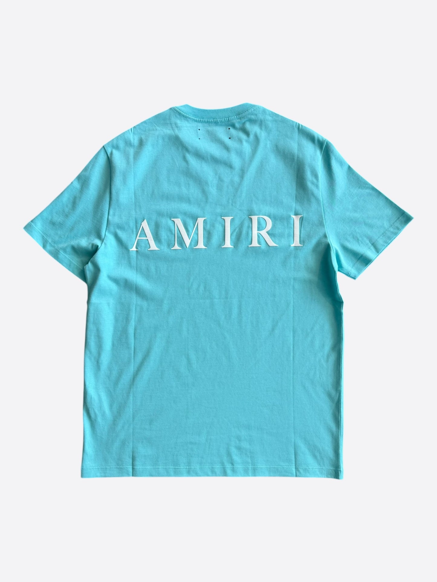Amiri Blue & White MA Core Logo T-Shirt