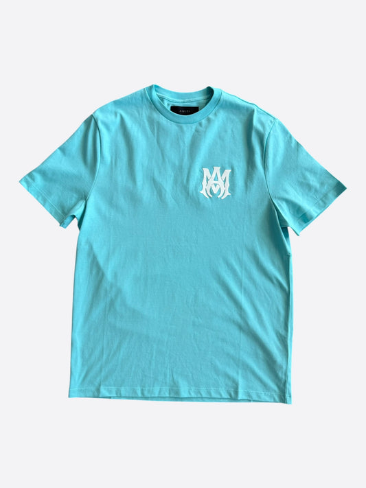 Amiri Blue & White MA Core Logo T-Shirt