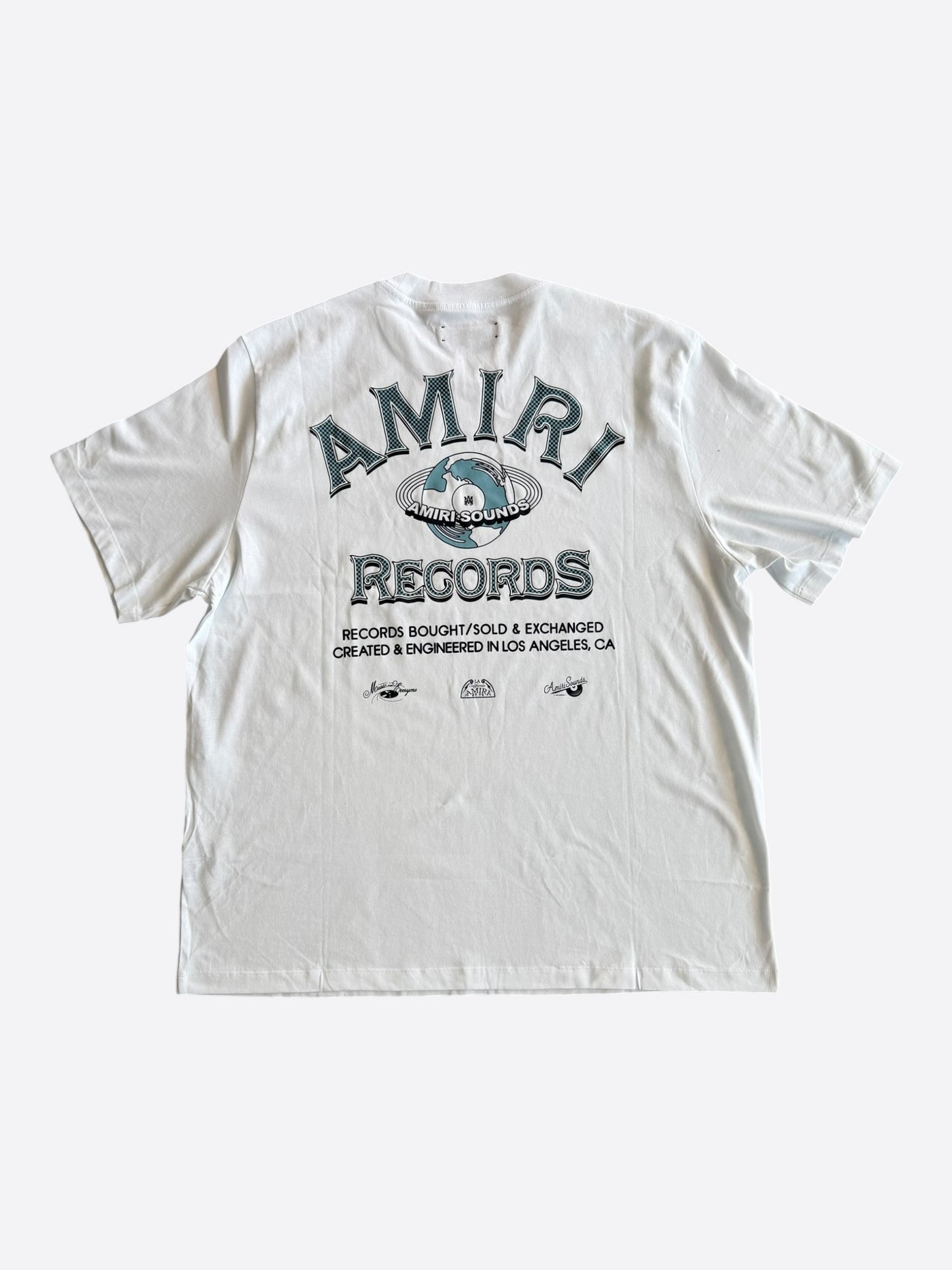Amiri White Records Logo T-Shirt