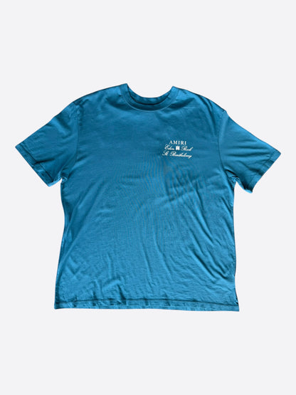Amiri Eden Rock Blue & White St. Barthelemy T-Shirt