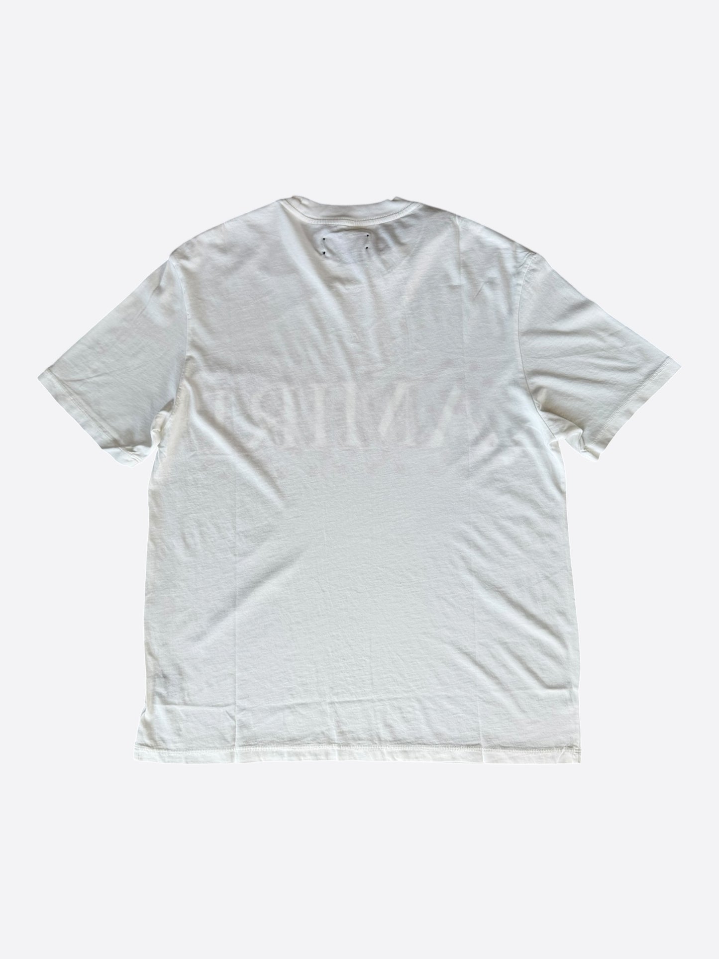 Amiri White & Red MA Paisley Logo T-Shirt