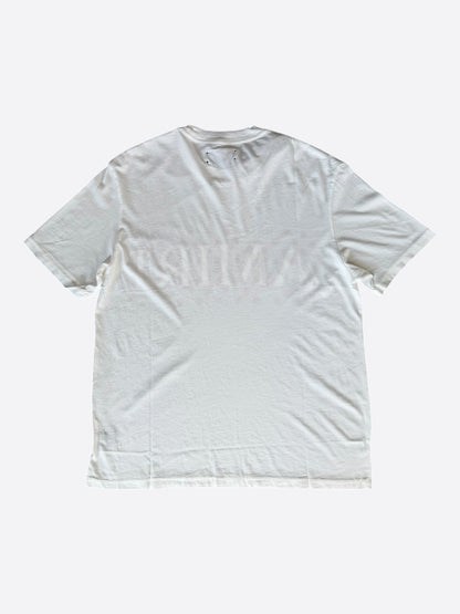 Amiri White & Red MA Paisley Logo T-Shirt