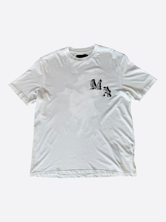 Amiri White & Black MA Angel Logo T-Shirt