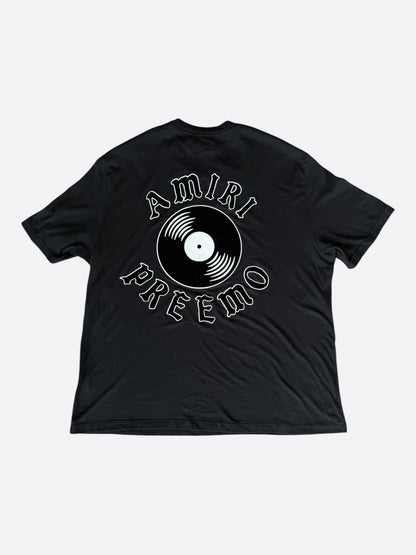 Amiri Preemo Black Record Logo T-Shirt