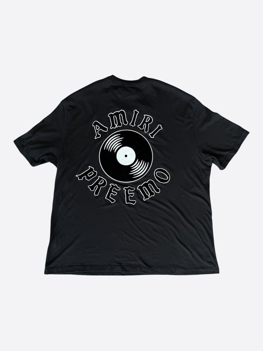Amiri Preemo Black Record Logo T-Shirt