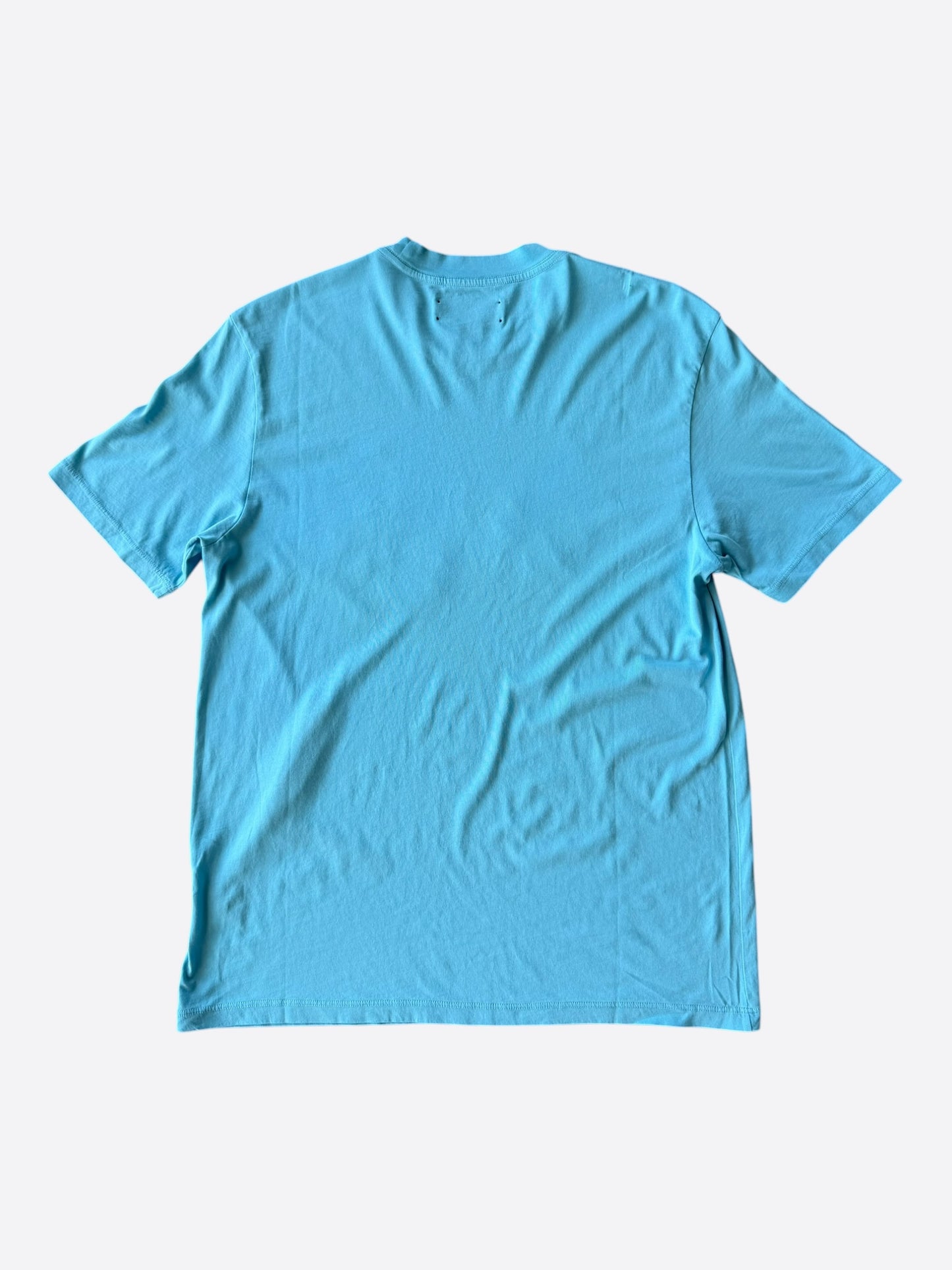 Amiri Blue & White Dragon Logo T-Shirt