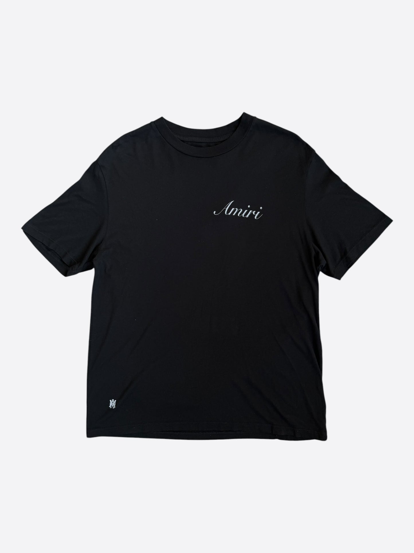 Amiri Black & White Script Logo T-Shirt