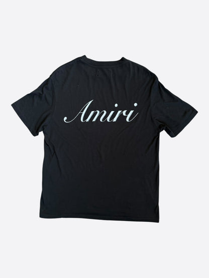 Amiri Black & White Script Logo T-Shirt