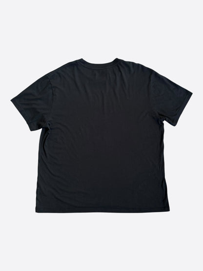 Amiri Playboy Black & Rainbow Bunny Logo T-Shirt