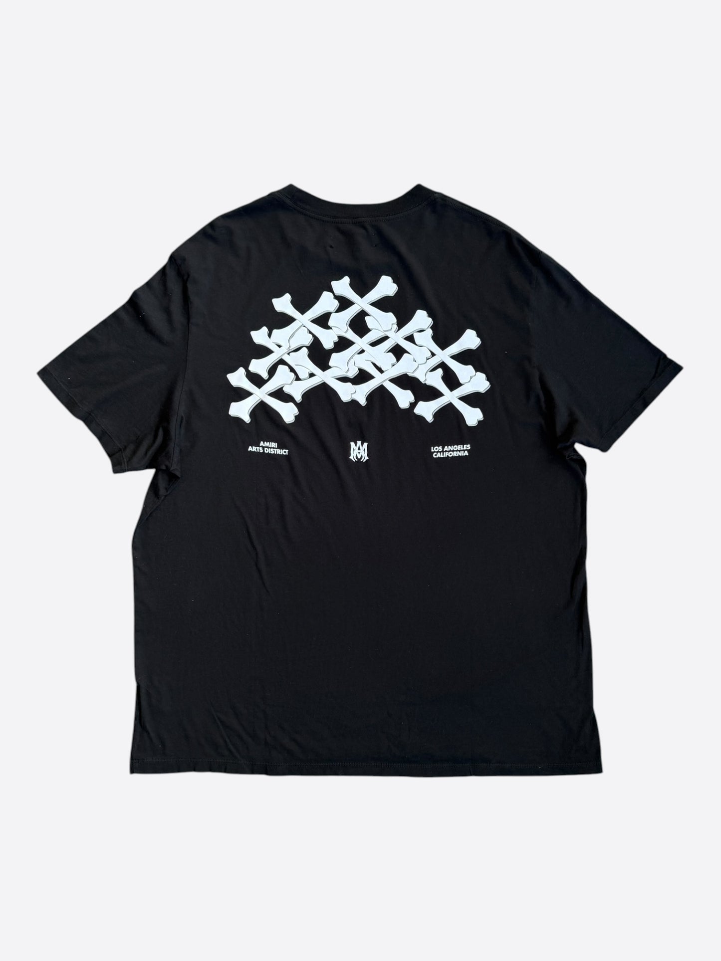 Amiri Black & White Los Angeles Exclusive Bones T-Shirt