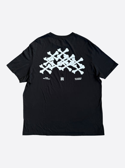 Amiri Black & White Los Angeles Exclusive Bones T-Shirt