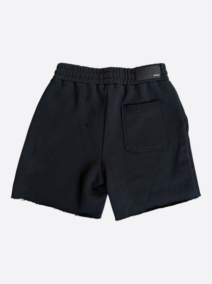 Amiri Black & White 22 Logo Shorts