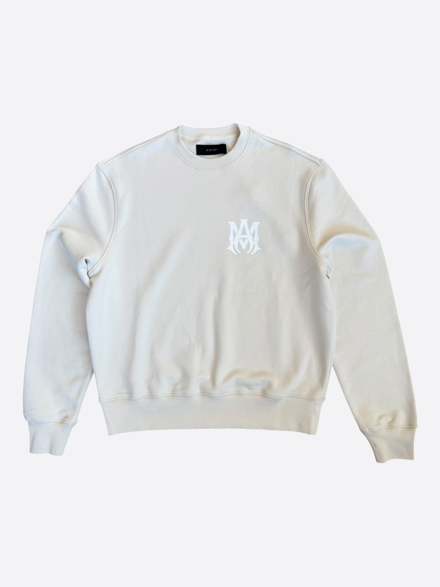 Amiri Beige MA Core Logo Sweater