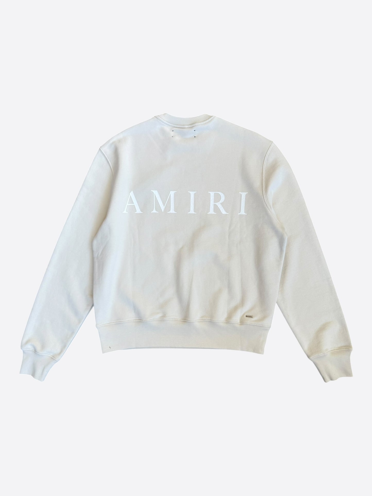 Amiri Beige MA Core Logo Sweater