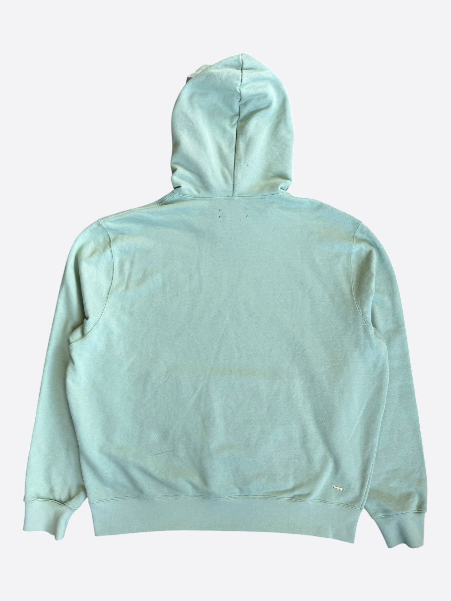 Amiri Green & White Arts District Logo Hoodie