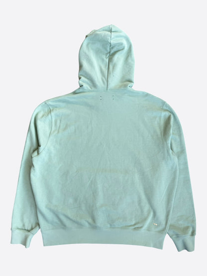 Amiri Green & White Arts District Logo Hoodie