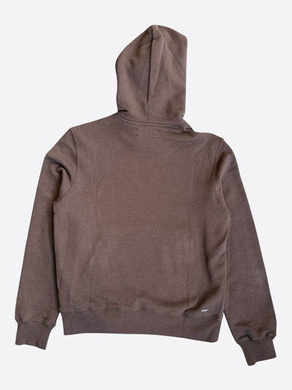 Amiri Brown & White MA Bar Logo Hoodie