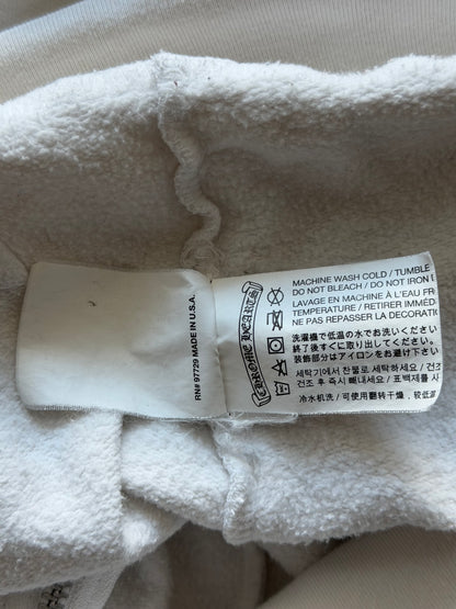 Chrome Hearts White & Black Eyechart Zip Up Hoodie