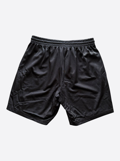 Chrome Hearts Black & White Logo Mesh Shorts