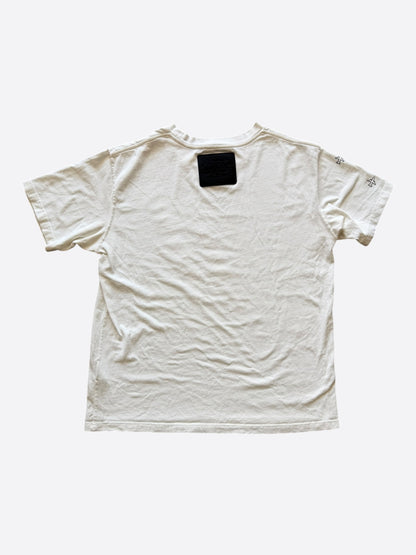 Louis Vuitton White & Black Planes Logo T-Shirt