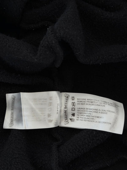 Chrome Hearts Black & White New York Horseshoe Logo Zip Up Hoodie