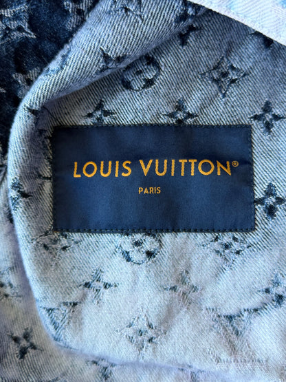 Louis Vuitton Purple & Blue Monogram Denim Jacket