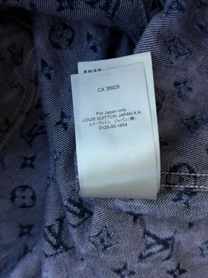 Louis Vuitton Purple & Blue Monogram Denim Jacket