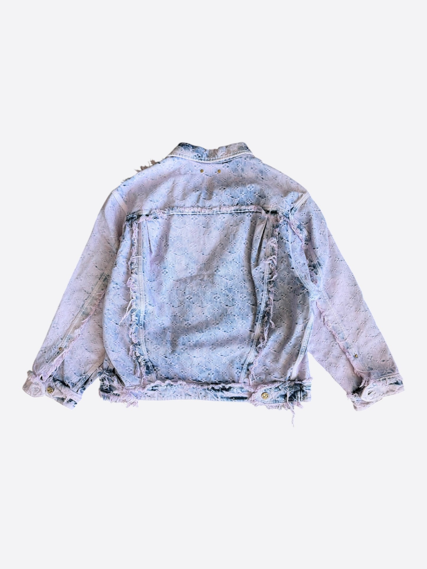 Louis Vuitton Purple & Blue Monogram Denim Jacket