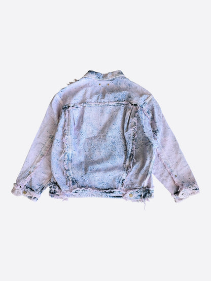 Louis Vuitton Purple & Blue Monogram Denim Jacket