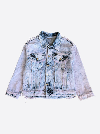 Louis Vuitton Purple & Blue Monogram Denim Jacket