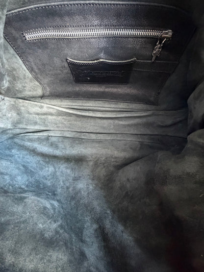 Chrome Hearts Black & Silver Gunslinger Messenger Bag