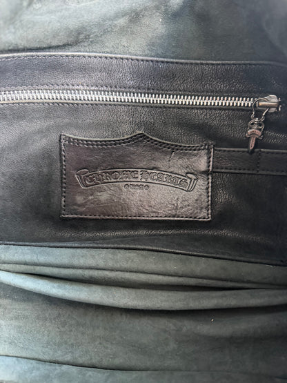 Chrome Hearts Black & Silver Gunslinger Messenger Bag