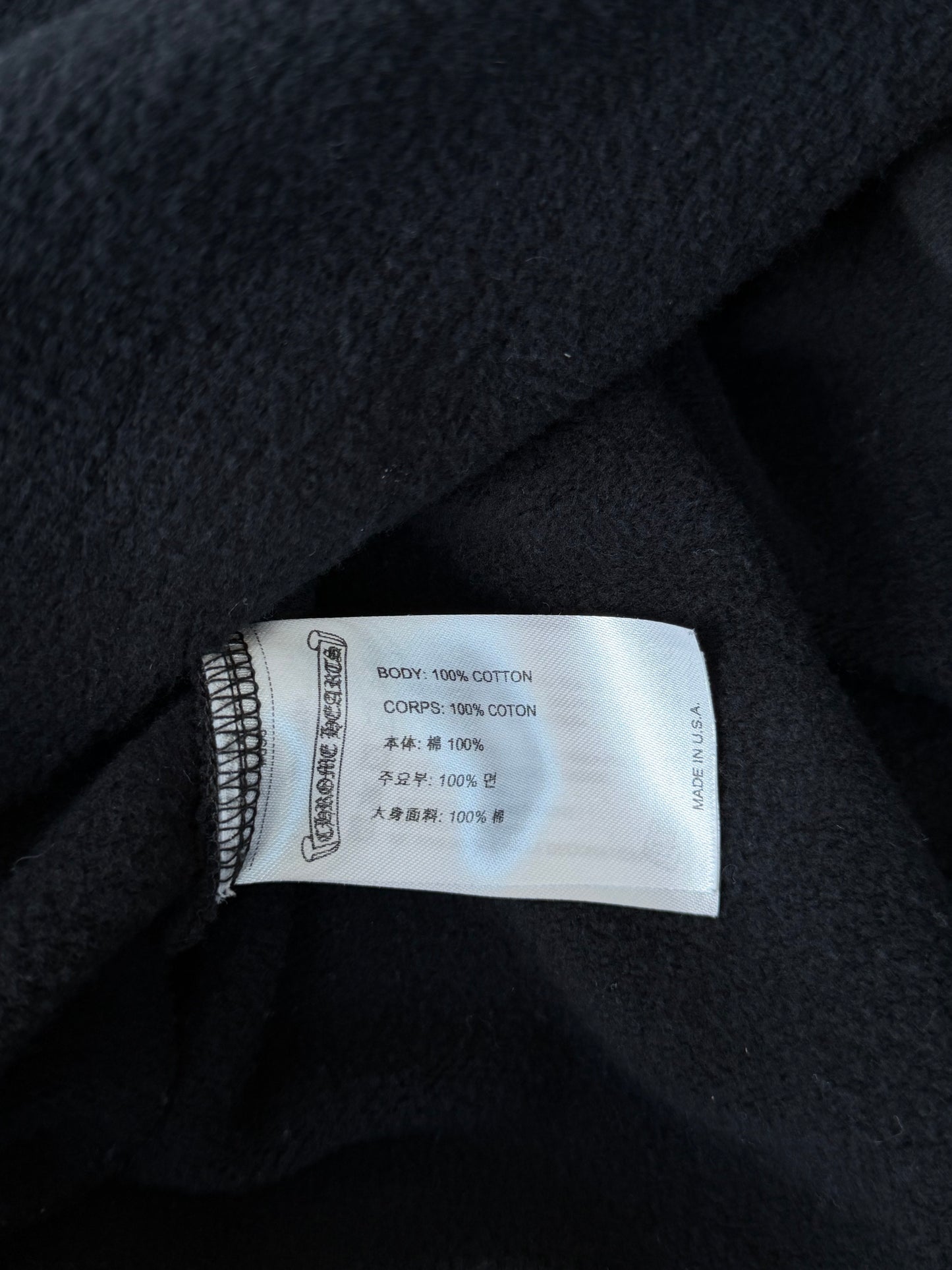 Chrome Hearts Black, White & Pink Deadly Doll Zip Up Hoodie