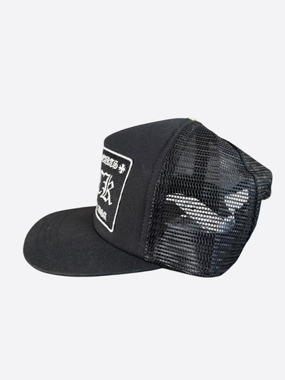 Chrome Hearts Black & White F**K Trucker Hat