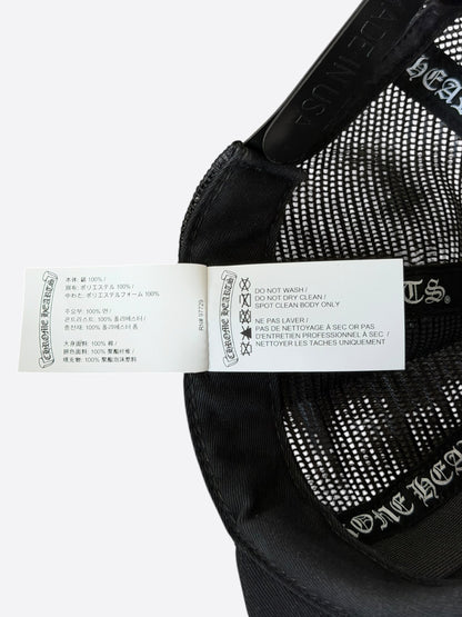 Chrome Hearts Black & White F**K Trucker Hat