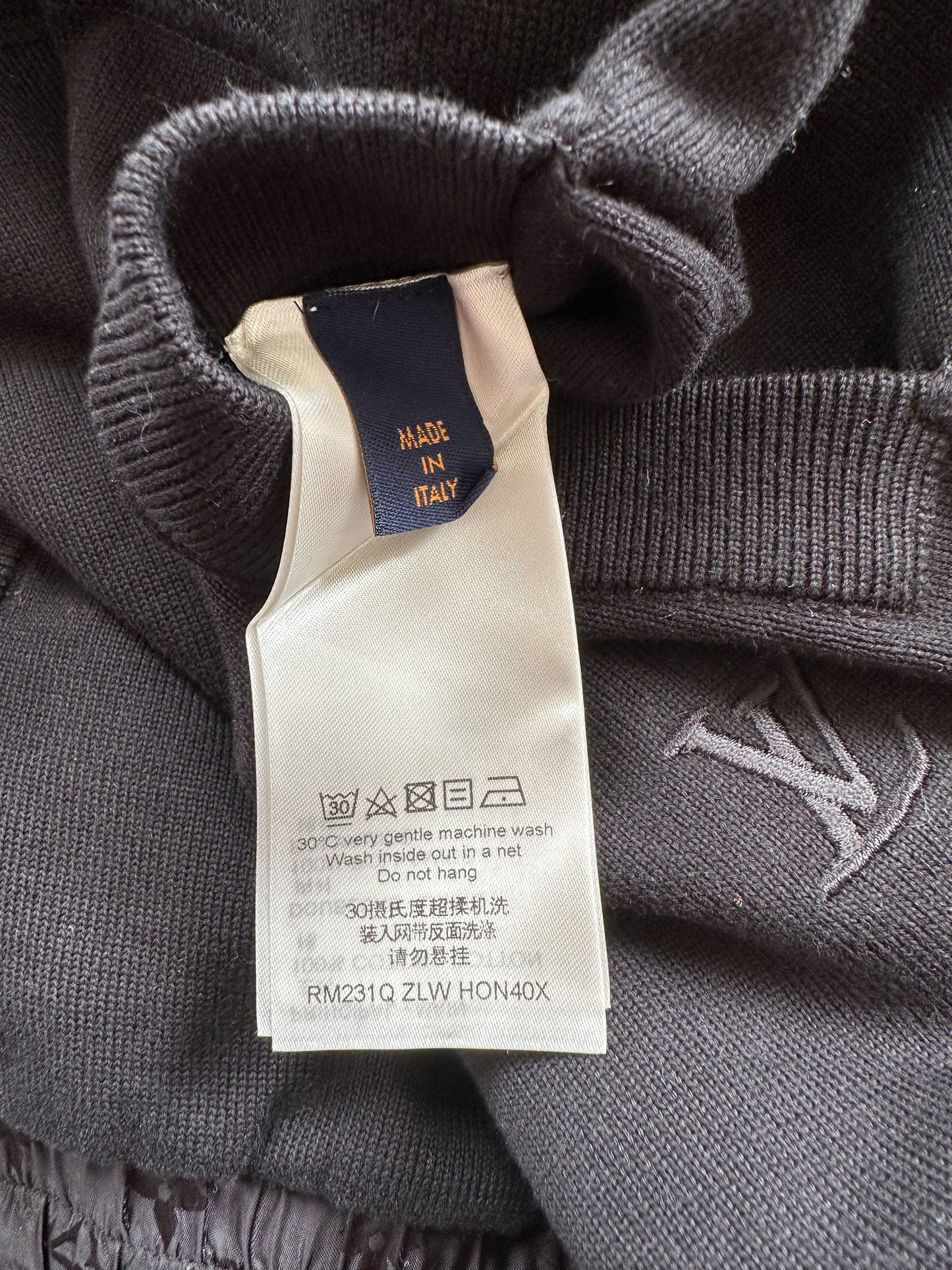 Louis Vuitton Black Monogram Reversible Bomber Jacket