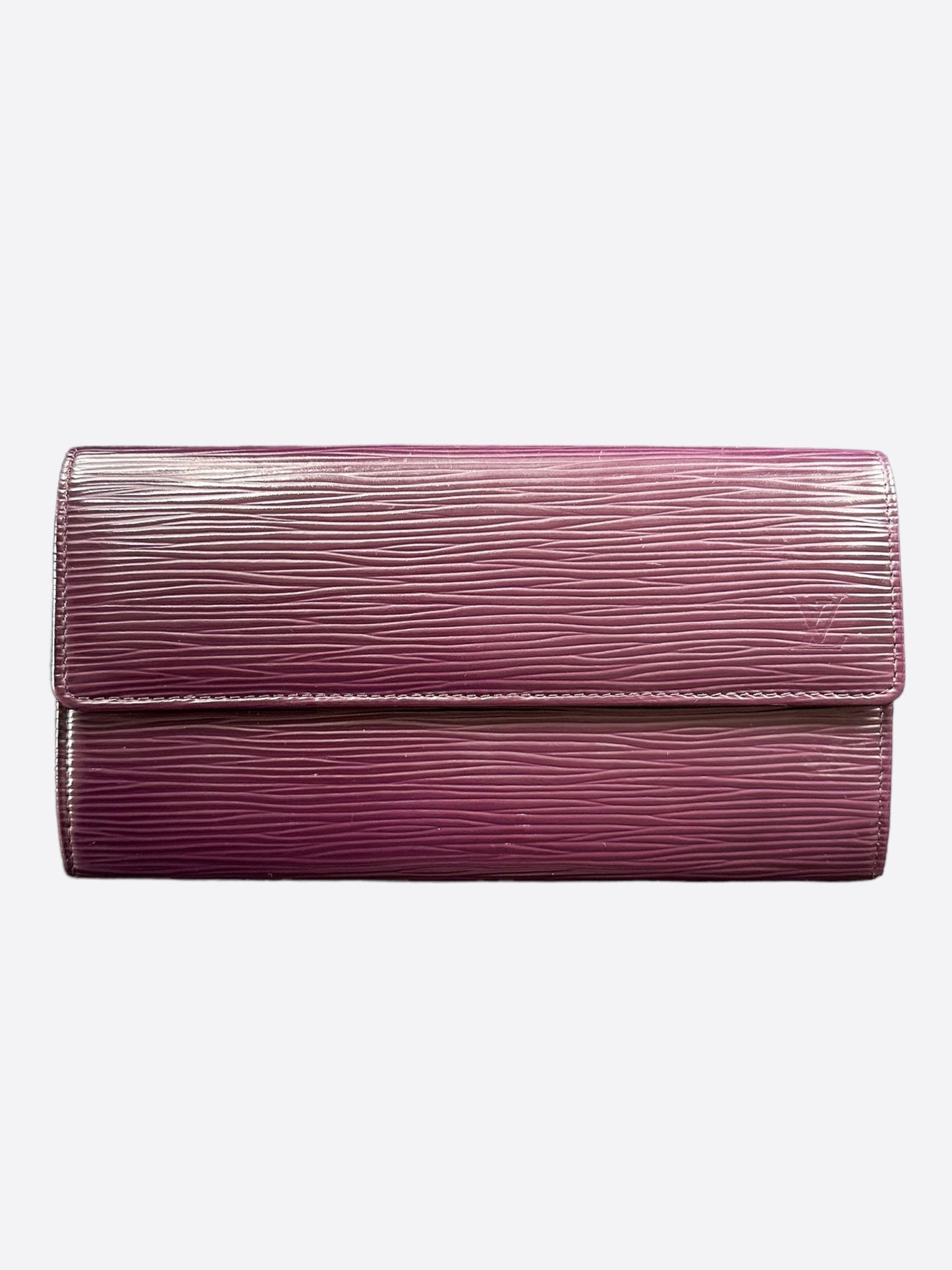 Louis Vuitton Purple EPI Long Wallet