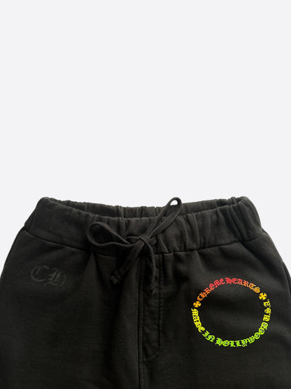 Chrome Hearts Black Gradient Circle Logo Sweatpants